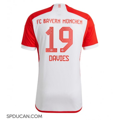 Muški Nogometni Dres Bayern Munich Alphonso Davies #19 Domaci 2023-24 Kratak Rukav